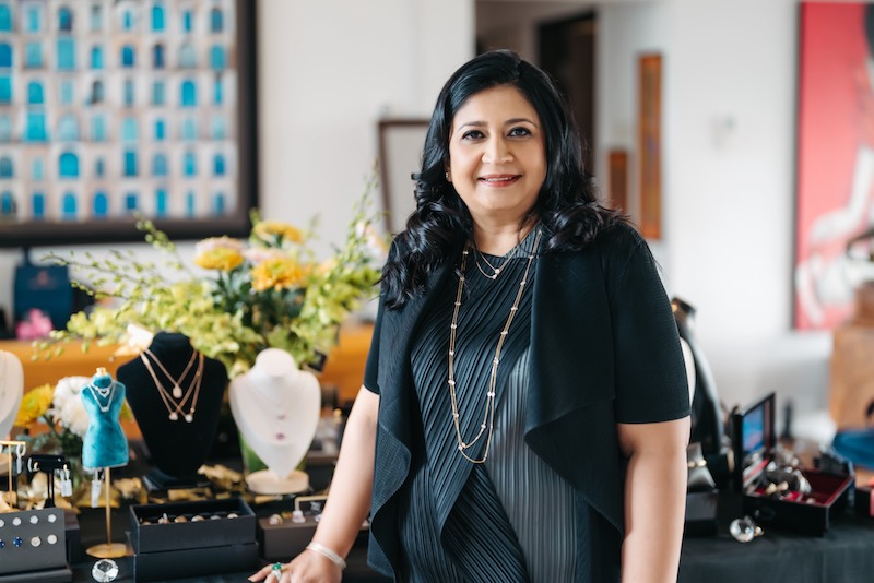Aarti Sonawala, founder of ART N ASH, Singapore