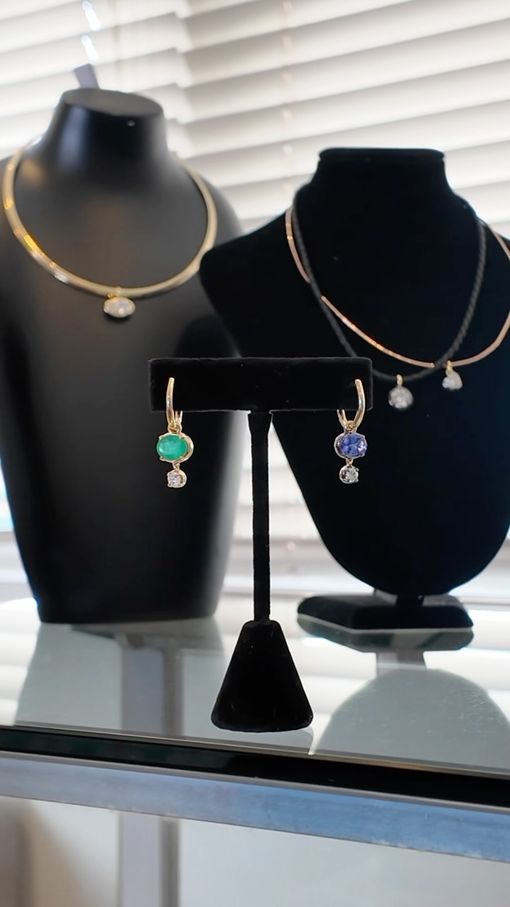 ART N ASH gemstone necklaces and earrings